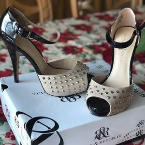 Rock & Republic Spike Studded Stilettos